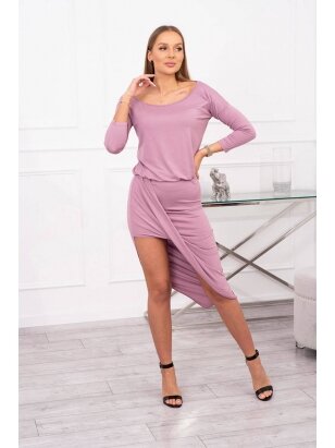 Šviesiai violetinė suknelė MOD013