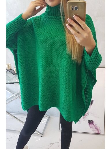 Šviesiai žalias megztinis MOD467 2