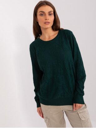 Tamsiai žalias megztinis MOD2387
