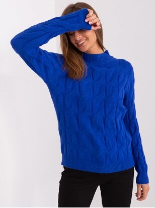 Rugiagėlių spalvos megztinis MGZ0047