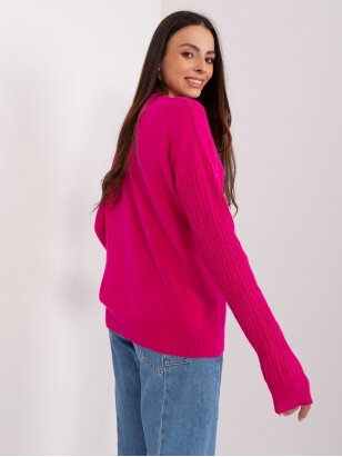 Rožinės spalvos megztinis MOD2389