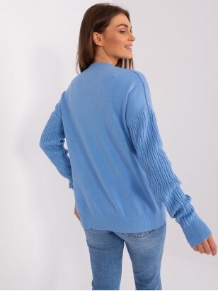Mėlynos spalvos megztinis MOD2389