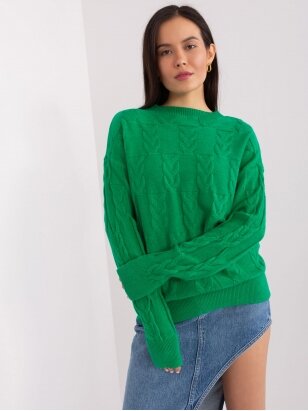 Žalios spalvos megztinis MGZ0056