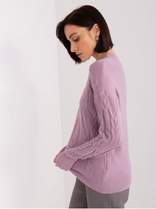 Violetinės spalvos megztinis MGZ0056