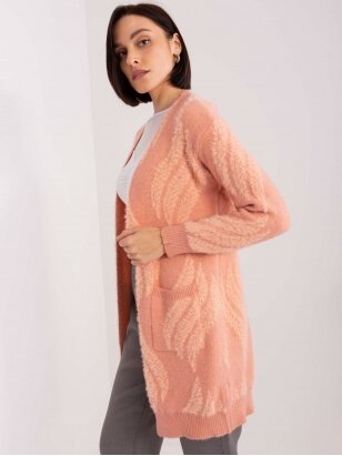 Tamsiai rožinės spalvos megztinis MGZ0061