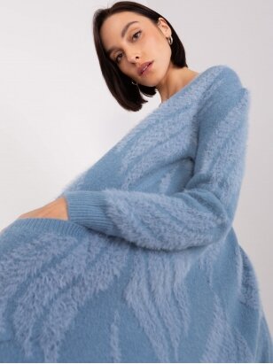 Mėlynos spalvos megztinis MGZ0061