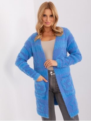 Mėlynos spalvos megztinis MGZ0063