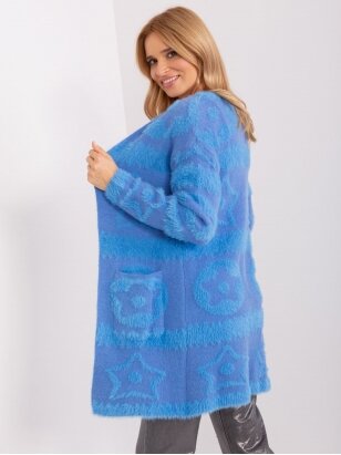 Mėlynos spalvos megztinis MGZ0063
