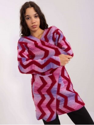 Rožinės spalvos megztinis MGZ0065