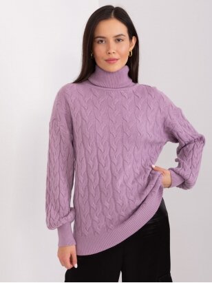 Violetinės spalvos megztinis MGZ0066