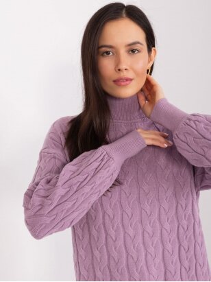Violetinės spalvos megztinis MGZ0066