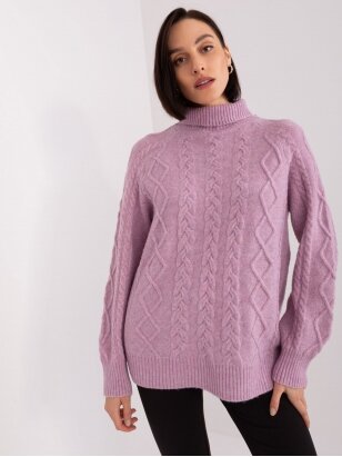 Violetinės spalvos megztinis MGZ0068