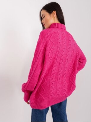 Rožinės spalvos megztinis MGZ0068