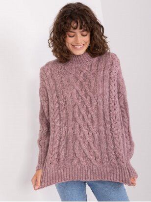 Violetinės spalvos megztinis MGZ0071