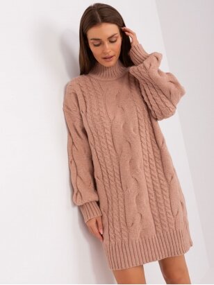 Tamsiai rožinės spalvos megztinis MGZ0073