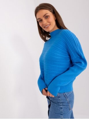 Mėlynos spalvos megztinis MGZ0075