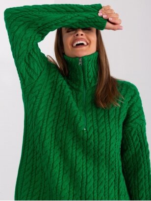 Žalios spalvos megztinis MGZ0087