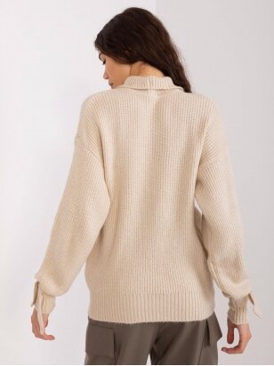 Smėlinės spalvos megztinis MGZ0089