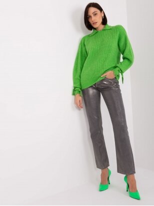 Šviesiai žalios spalvos megztinis MGZ0089