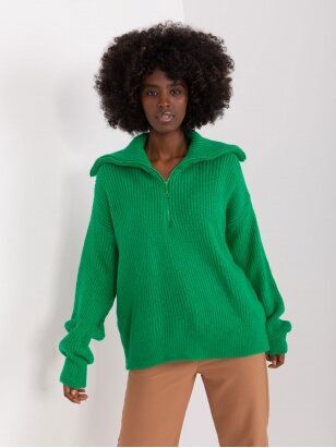 Žalios spalvos megztinis MGZ0091