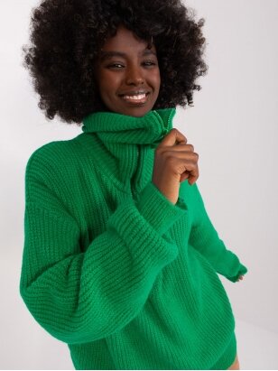 Žalios spalvos megztinis MGZ0091
