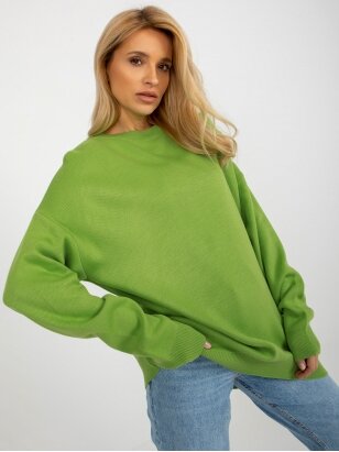 Šviesiai žalias megztinis MOD2181