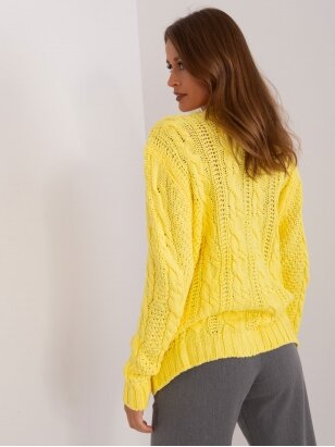 Geltonos spalvos megztinis MGZ0104