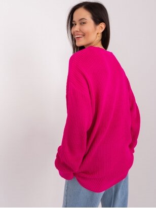 Rožinės spalvos megztinis MGZ0110