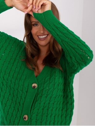 Žalios spalvos megztinis MGZ0113