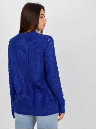 Rugiagėlių spalvos megztinis MGZ0122