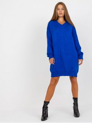 Mėlynos spalvos megztinis MOD1989