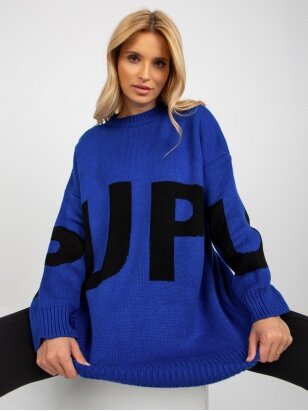 Rugiagėlių spalvos megztinis MGZ0222