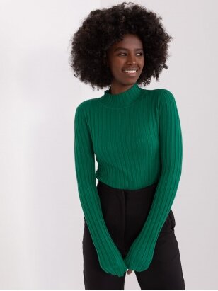 Tamsiai žalios spalvos megztinis MGZ0245