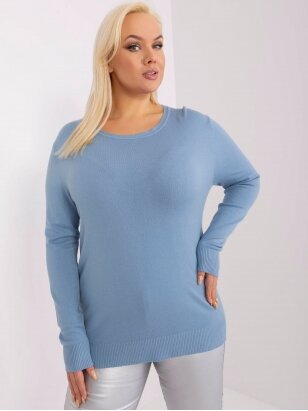 Mėlynos spalvos megztinis MGZ0254