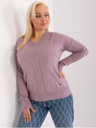 Violetinės spalvos megztinis MGZ0265