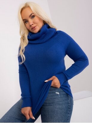 Rugiagėlių spalvos megztinis MGZ0267