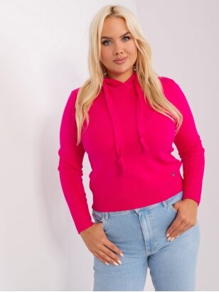 Rožinės spalvos megztinis MGZ0276