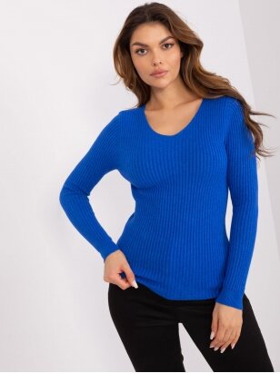 Mėlynos spalvos megztinis MGZ0281