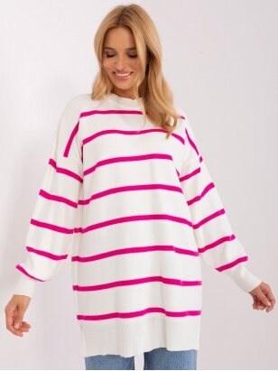 Rožinės spalvos megztinis MGZ0290
