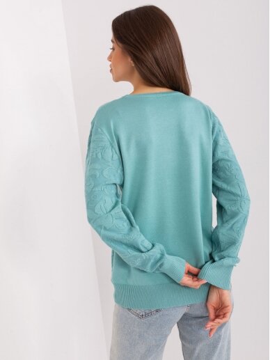 Mėtinės spalvos megztinis MOD2388 1
