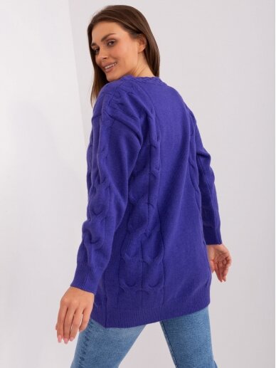 Violetinės spalvos megztinis MGZ0048 3