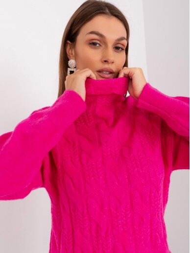 Rožinės spalvos megztinis MGZ0057 1
