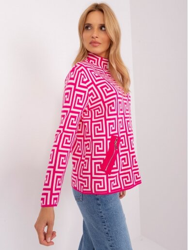 Rožinės spalvos megztinis MGZ0059 1