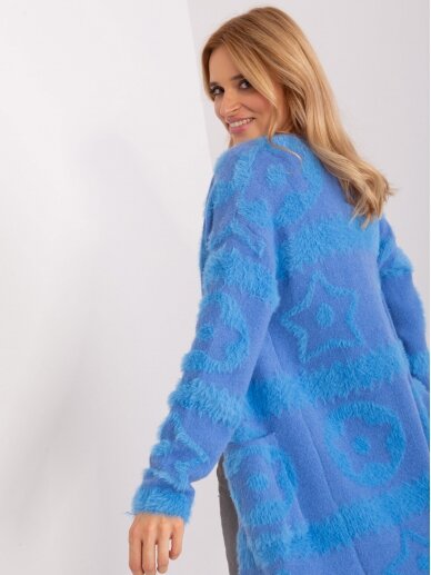Mėlynos spalvos megztinis MGZ0063 3