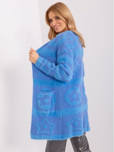 Mėlynos spalvos megztinis MGZ0063 1