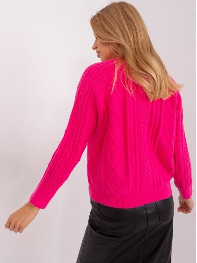 Rožinės spalvos megztinis MGZ0064 3