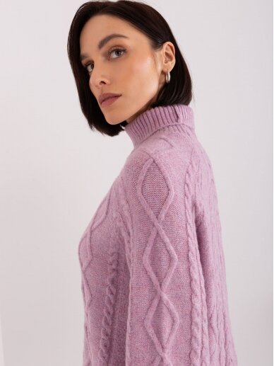 Violetinės spalvos megztinis MGZ0068 3