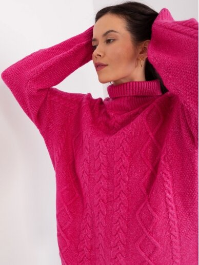 Rožinės spalvos megztinis MGZ0068 2