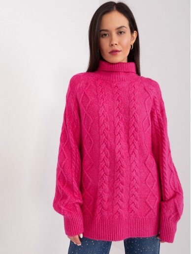 Rožinės spalvos megztinis MGZ0068 3