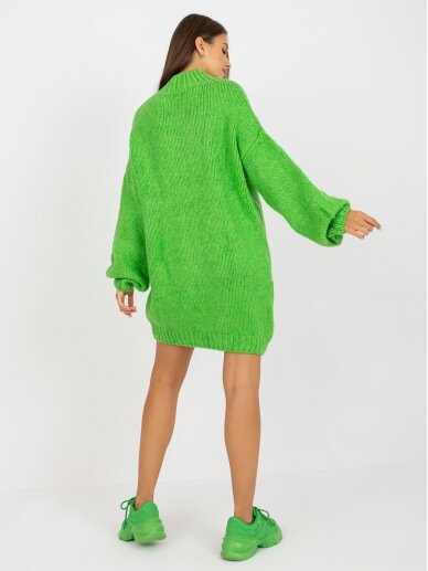 Šviesiai žalios spalvos megztinis MOD2186 1